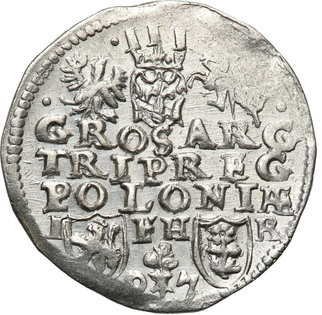 Zygmunt III Waza. Trojak (3 grosze) 1597, Poznań - ŁADNY